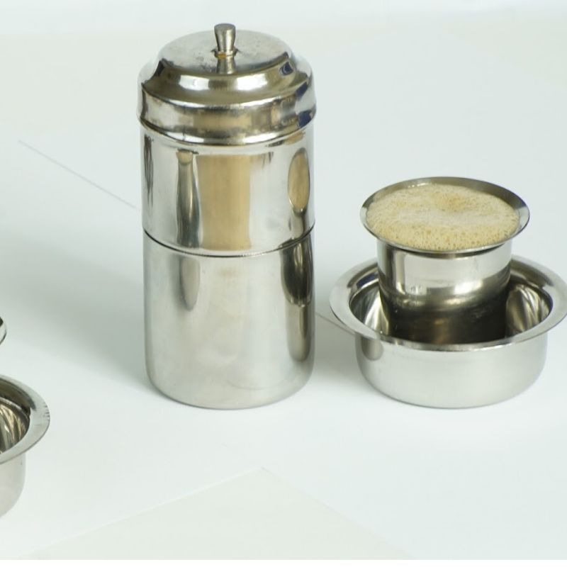 Stainless Steel South Indian Coffee Filter 150ml -2 - 3 Cup